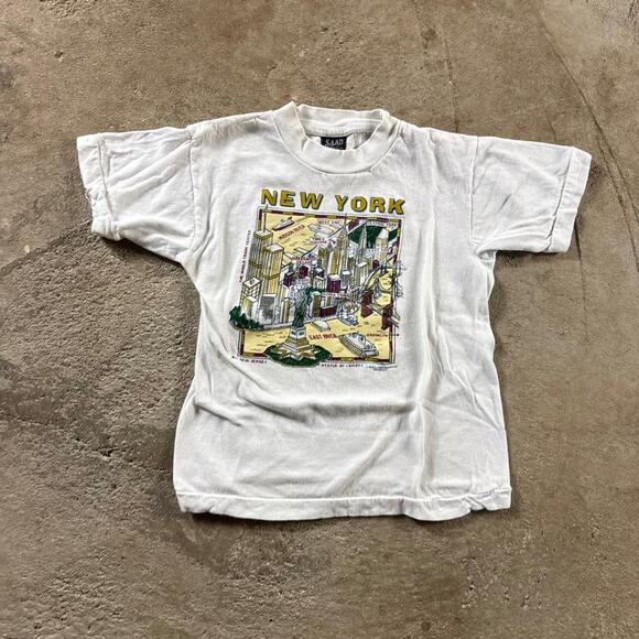 Vintage VTG 90’s Infant New York Single Stitch T-Shirt - Picture 3 of 8